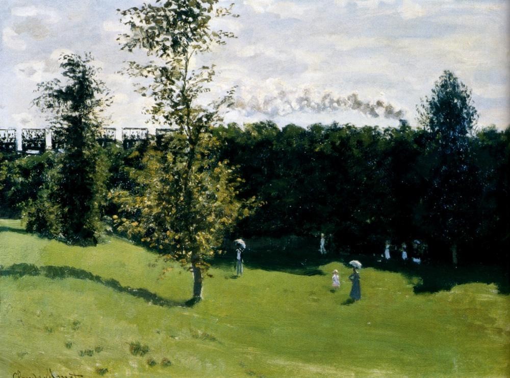 Claude Monet Train In The Country